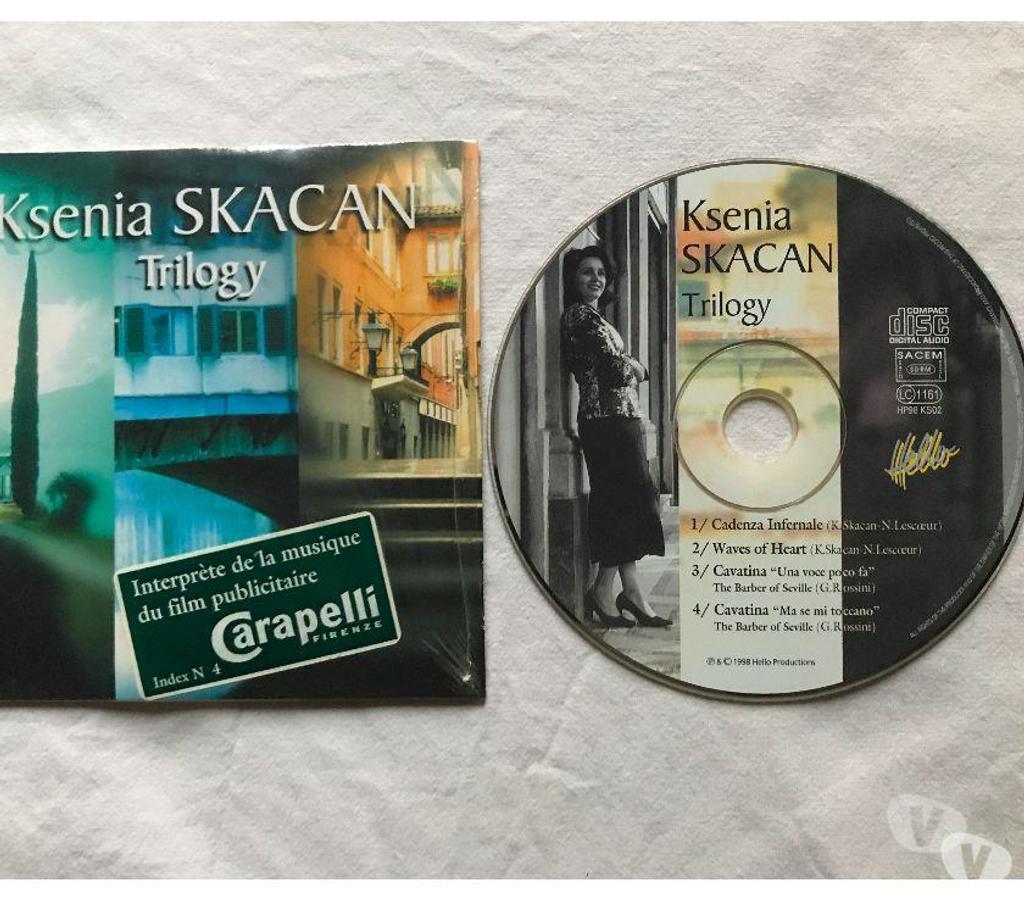 CDs Hauts-de-Seine Antony - 92160 - Photos Vivastreet CD Ksenia Skacan Trilogy - Objet Publicitaire Carapelli