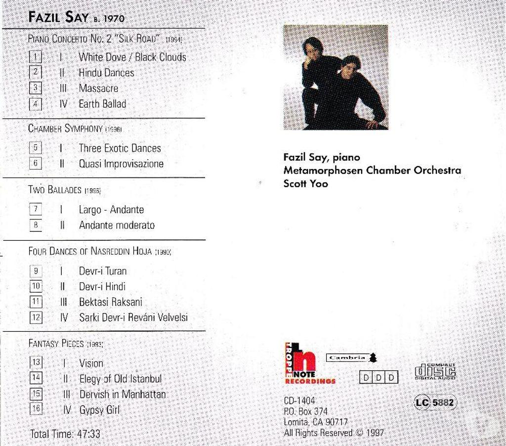 CDs Hauts-de-Seine Antony - 92160 - Photos Vivastreet CD Fazil Say Metamorphosen Chamber Orchestra