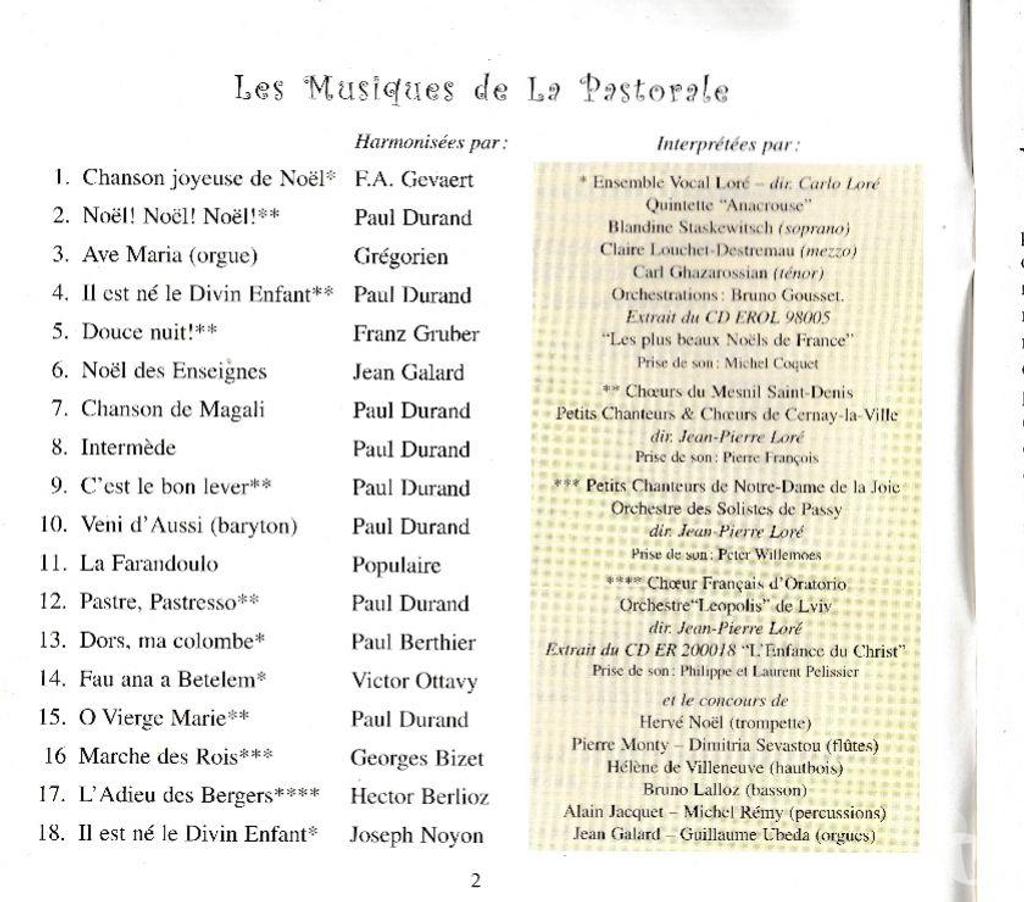 CDs Hauts-de-Seine Antony - 92160 - Photos Vivastreet CD La Pastorale Des Santons De Provence, Conte De Noël