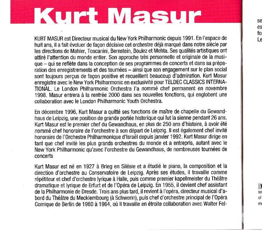 CDs Hauts-de-Seine Antony - 92160 - Photos Vivastreet CD Fazil Say George Gershwin Kurt Masur New York Philharmoni