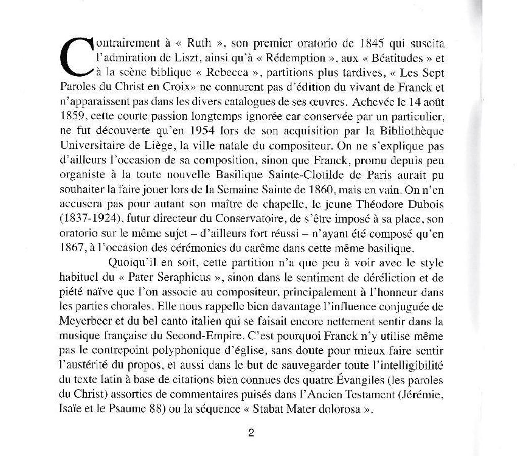 CDs Hauts-de-Seine Antony - 92160 - Photos Vivastreet CD César Franck Les Sept Paroles Du Christ En Croix