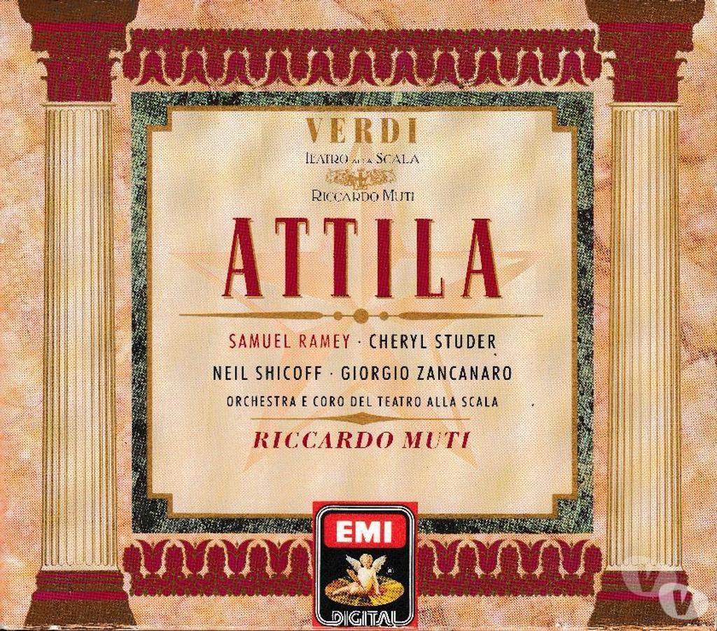 CDs Hauts-de-Seine Antony - 92160 - Photos Vivastreet CD Verdi Attila (Drame Lyrique En 1 Prologue 3 act