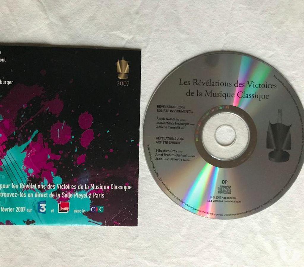 CDs Hauts-de-Seine Antony - 92160 - Photos Vivastreet CD Révélations Victoires Musique Classique 2007
