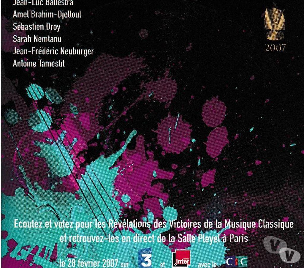 CDs Hauts-de-Seine Antony - 92160 - Photos Vivastreet CD Révélations Victoires Musique Classique 2007