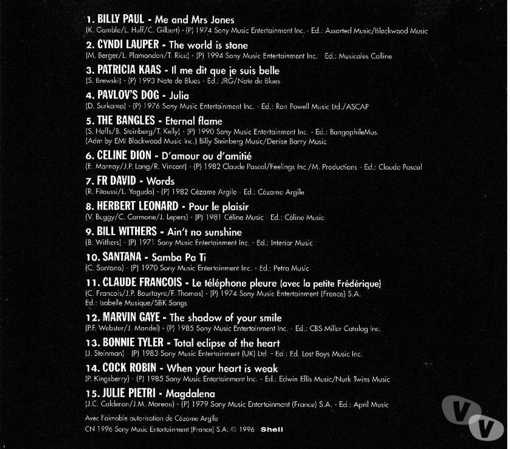 CDs Hauts-de-Seine Antony - 92160 - Photos Vivastreet CD Slow Forever Vol.2 Titres En Version Originale Shell Col