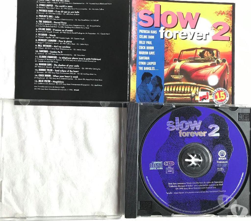 CDs Hauts-de-Seine Antony - 92160 - Photos Vivastreet CD Slow Forever Vol.2 Titres En Version Originale Shell Col
