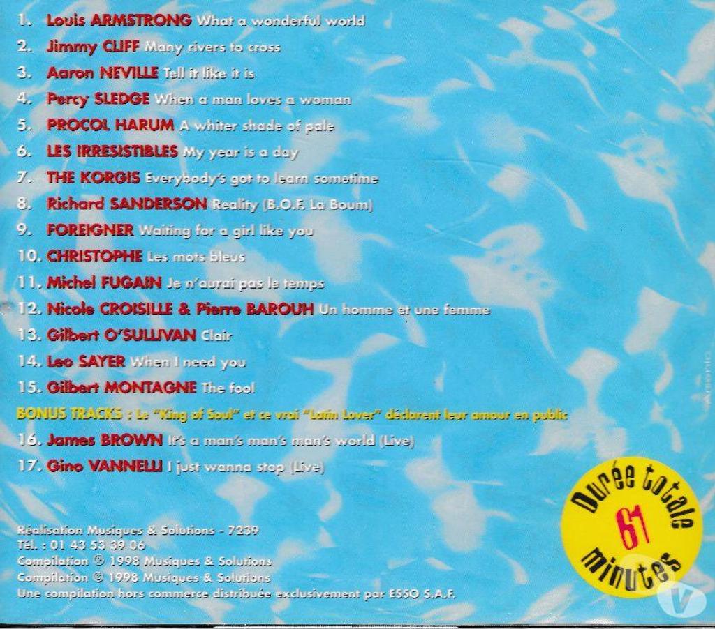 CDs Hauts-de-Seine Antony - 92160 - Photos Vivastreet CD Love People Vol.1 Versions 100% Originales ESSO Collecti