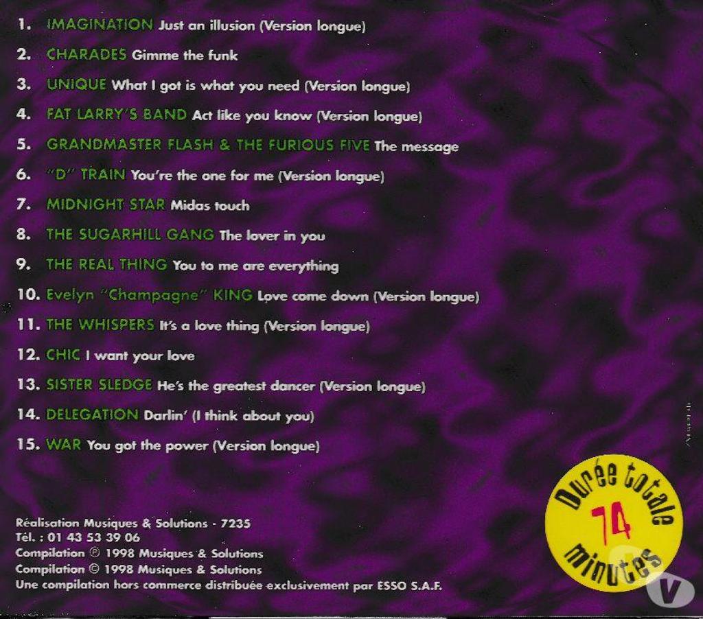 CDs Hauts-de-Seine Antony - 92160 - Photos Vivastreet CD Funky People Vol.2 Versions 100% Originales ESSO Collect