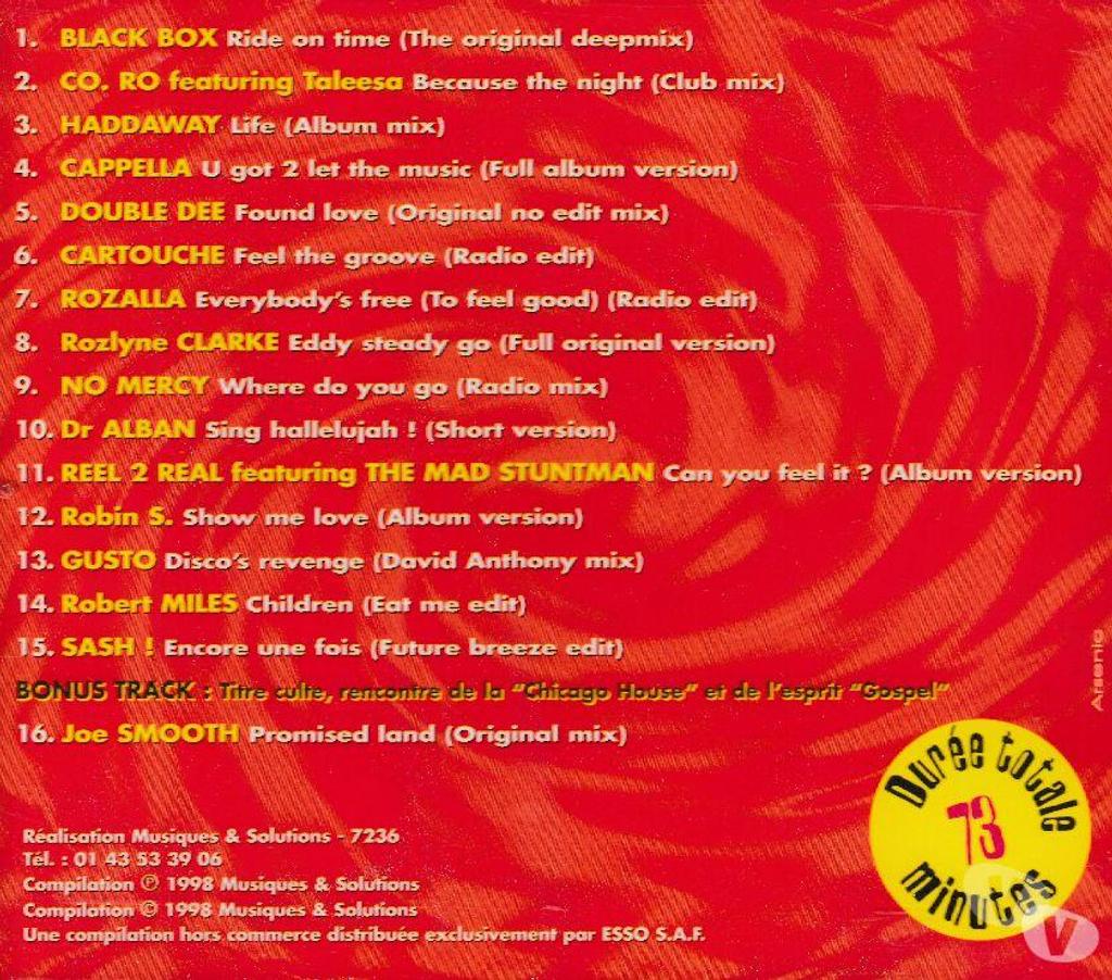 CDs Hauts-de-Seine Antony - 92160 - Photos Vivastreet CD Best Of Dance People Vol.2 Versions 100% Originales ESSO