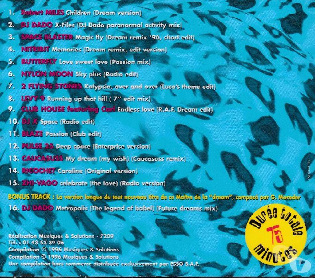 CDs Hauts-de-Seine Antony - 92160 - Photos Vivastreet CD Dream People Versions 100% Originales ESSO Collection