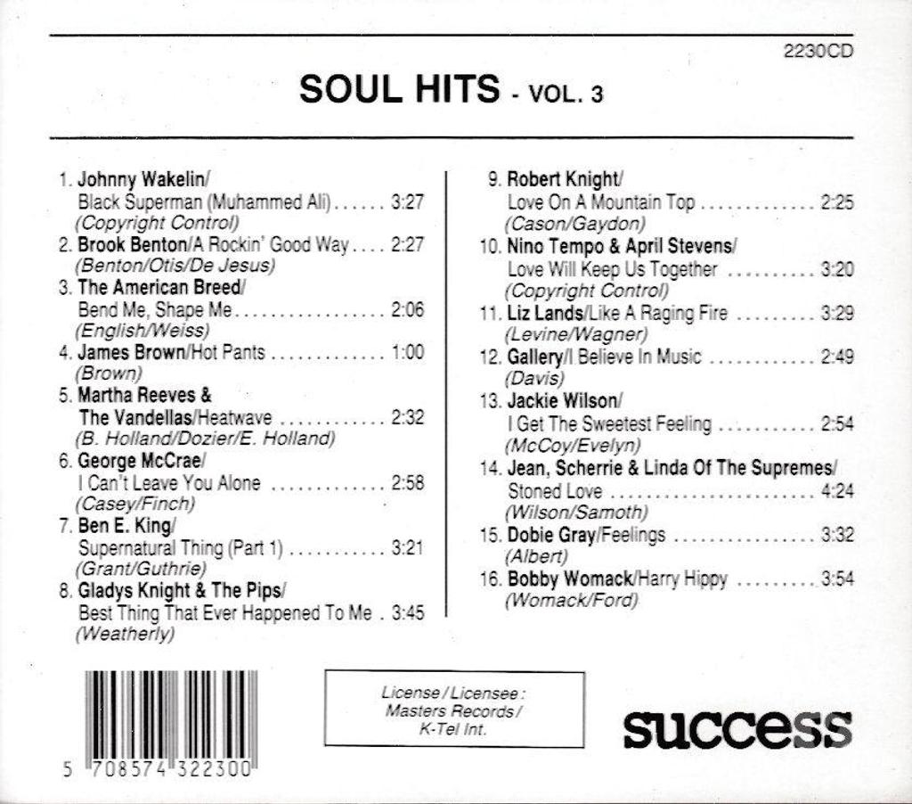 CDs Hauts-de-Seine Antony - 92160 - Photos Vivastreet CD Soul Hits Coffret 4 Volumes