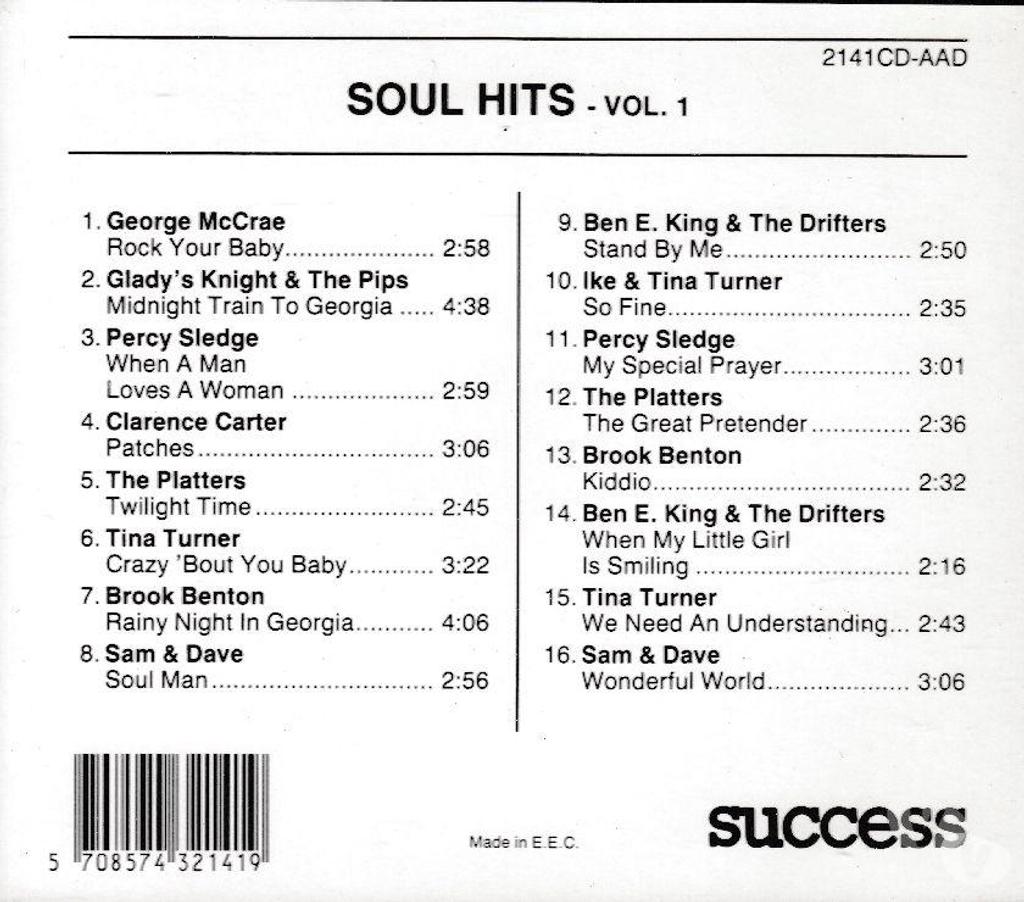 CDs Hauts-de-Seine Antony - 92160 - Photos Vivastreet CD Soul Hits Coffret 4 Volumes