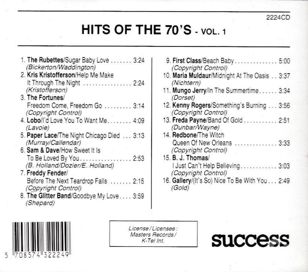 CDs Hauts-de-Seine Antony - 92160 - Photos Vivastreet CD Hits Of The 70's Coffret 4 Volumes