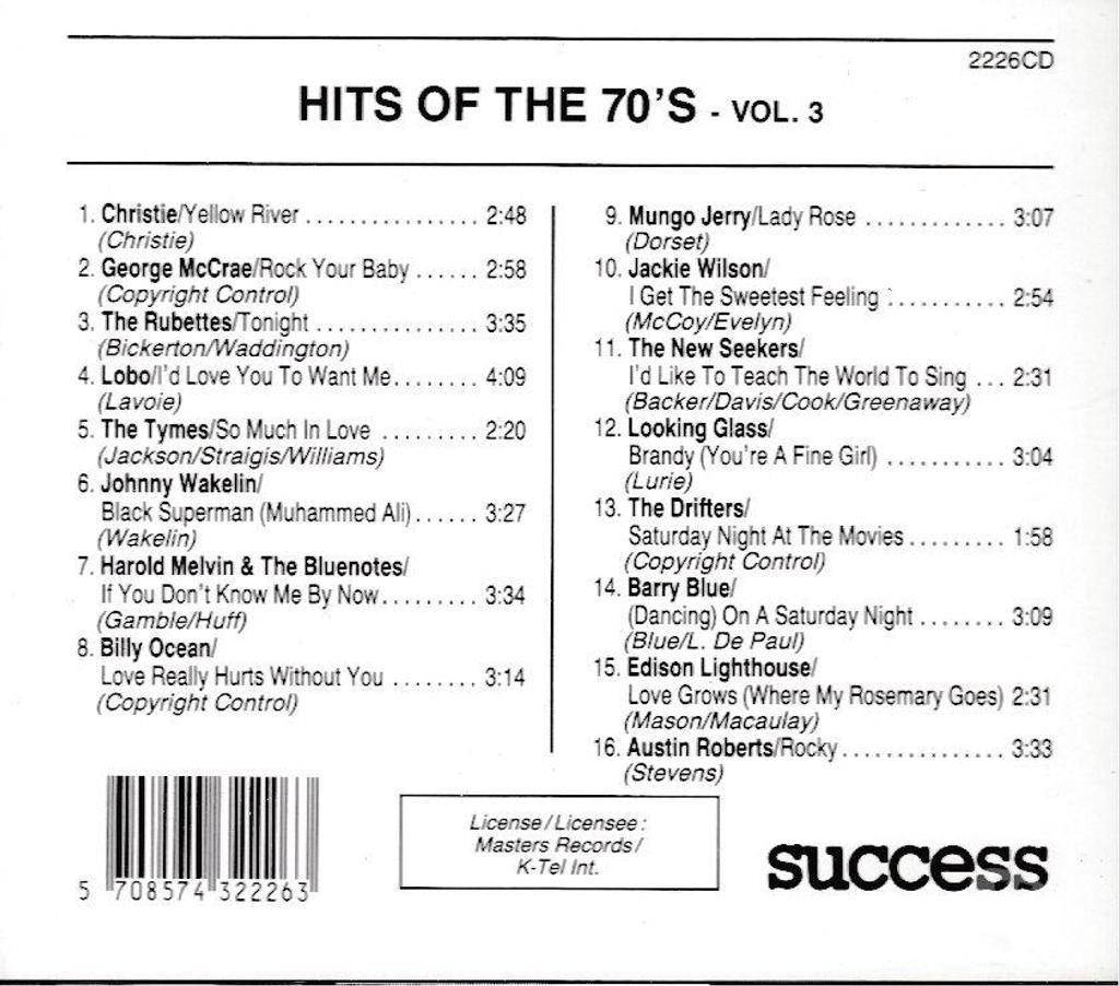 CDs Hauts-de-Seine Antony - 92160 - Photos Vivastreet CD Hits Of The 70's Coffret 4 Volumes