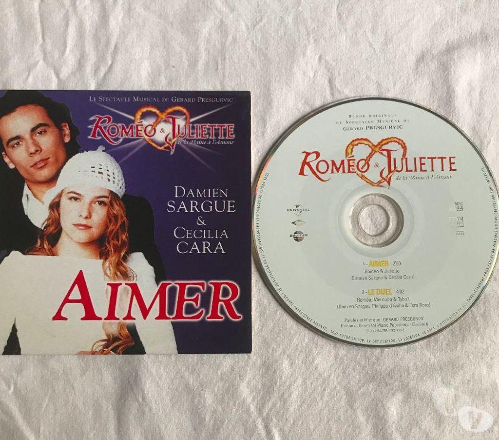 CDs Hauts-de-Seine Antony - 92160 - Photos Vivastreet CD Romeo & Juliette Damien Sargue & Cécilia Cara Aimer