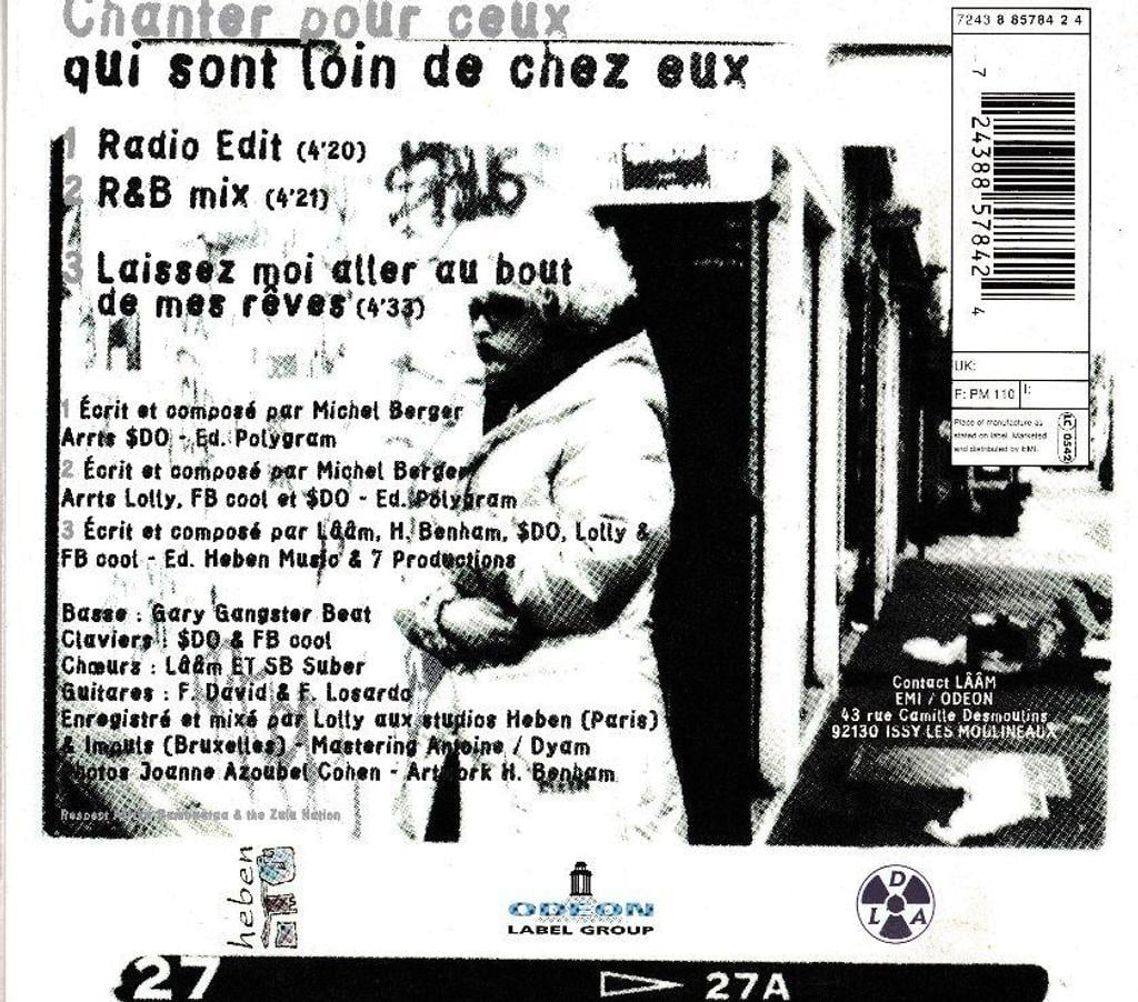 CDs Hauts-de-Seine Antony - 92160 - Photos Vivastreet CD Lââm Chanter Pour Ceux Qui Sont Loin De Chez Eux