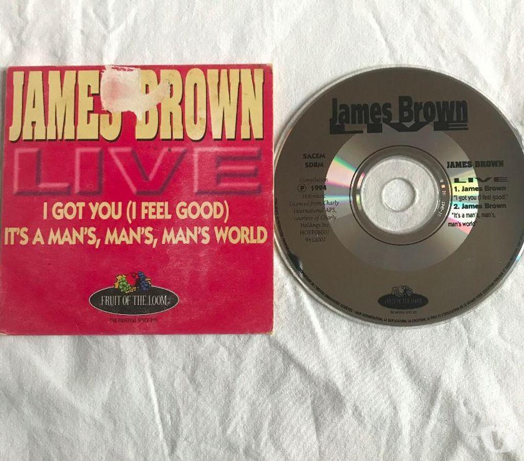 CDs Hauts-de-Seine Antony - 92160 - Photos Vivastreet CD James Brown Live Fruit Of The Loom