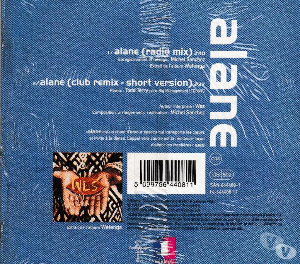 CDs Hauts-de-Seine Antony - 92160 - Photos Vivastreet CD Wes Alane Avec TF1, Fun Radio, RTL