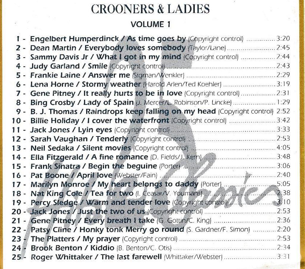 CDs Hauts-de-Seine Antony - 92160 - Photos Vivastreet CD Crooners & Ladies 100 Hits & Classics Coffret