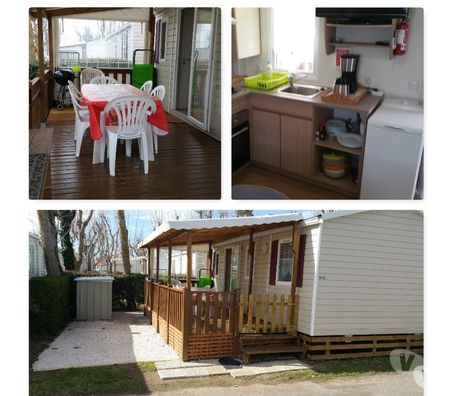location saisonniere Hérault Valras Plage - 34350 - Photos Vivastreet Mobil 3 ch lave linge clim valras plage juillet