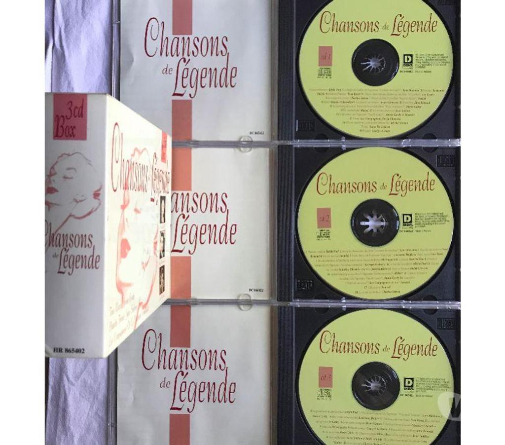 CDs Hauts-de-Seine Antony - 92160 - Photos Vivastreet CD Chanson de Légende Numéro 2 Coffret 3 Volumes