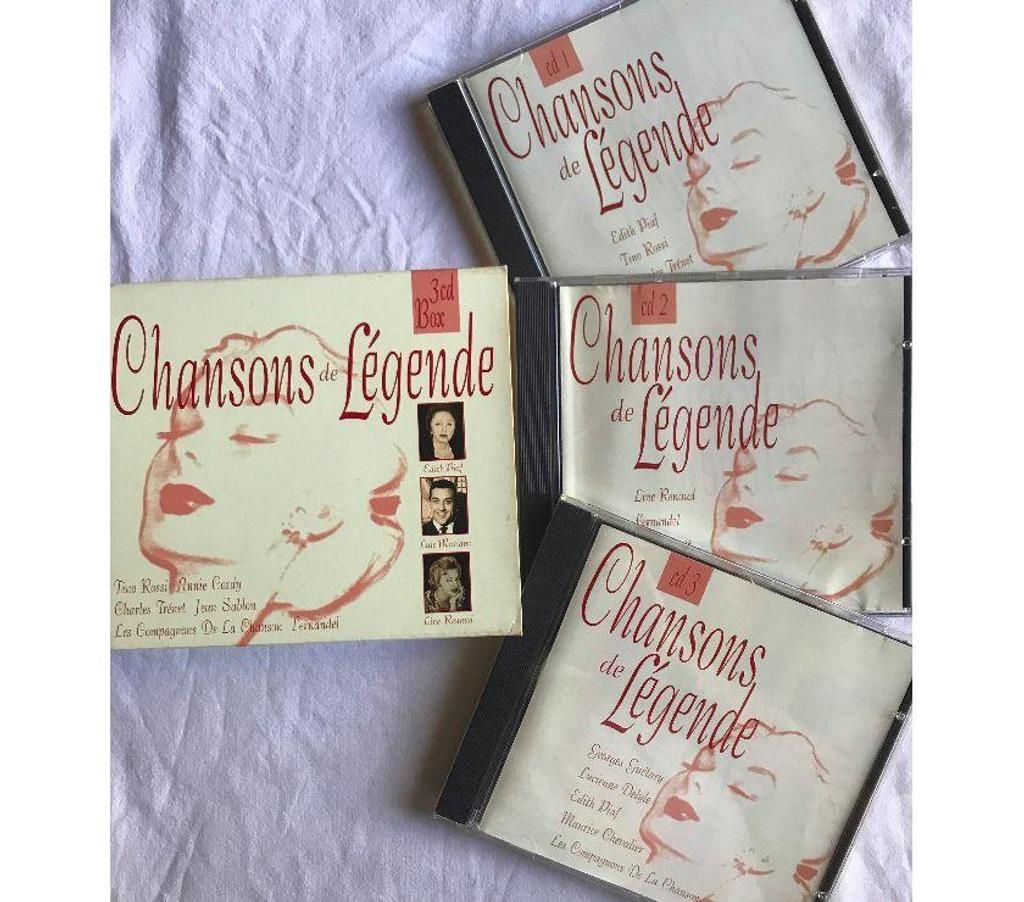 CDs Hauts-de-Seine Antony - 92160 - Photos Vivastreet CD Chanson de Légende Numéro 2 Coffret 3 Volumes