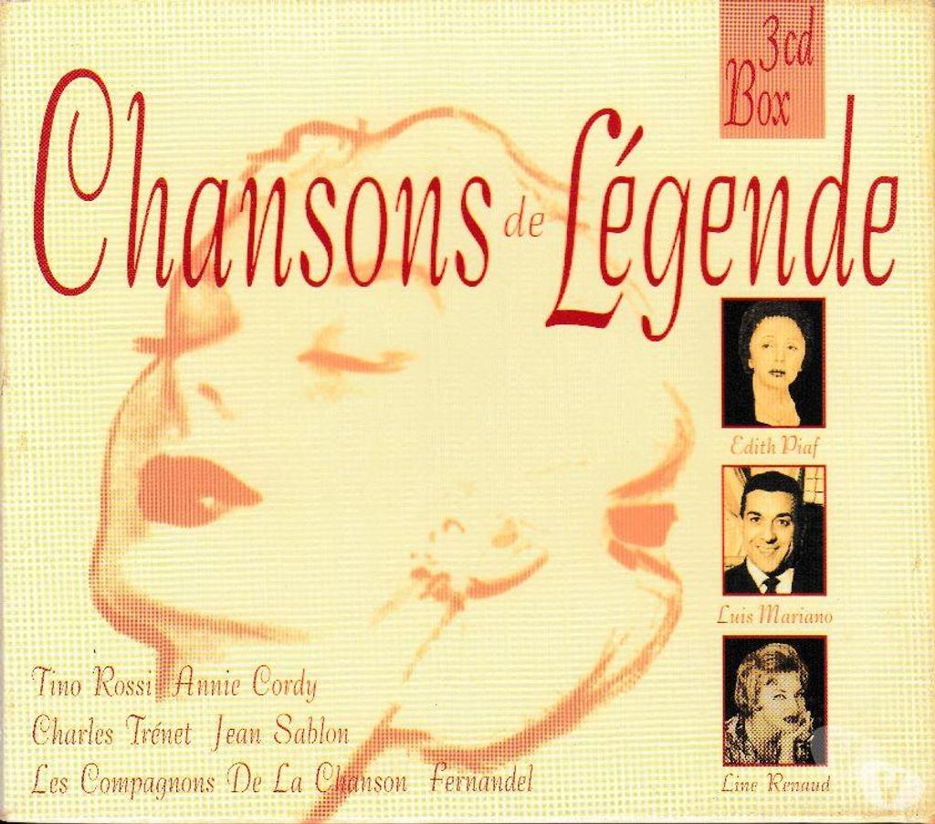 CDs Hauts-de-Seine Antony - 92160 - Photos Vivastreet CD Chanson de Légende Numéro 2 Coffret 3 Volumes
