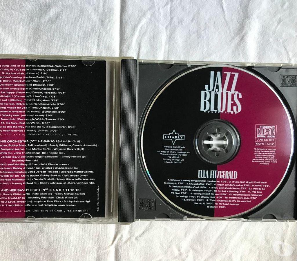 CDs Hauts-de-Seine Antony - 92160 - Photos Vivastreet CD Ella Fitzgerald - Jazz & Blues