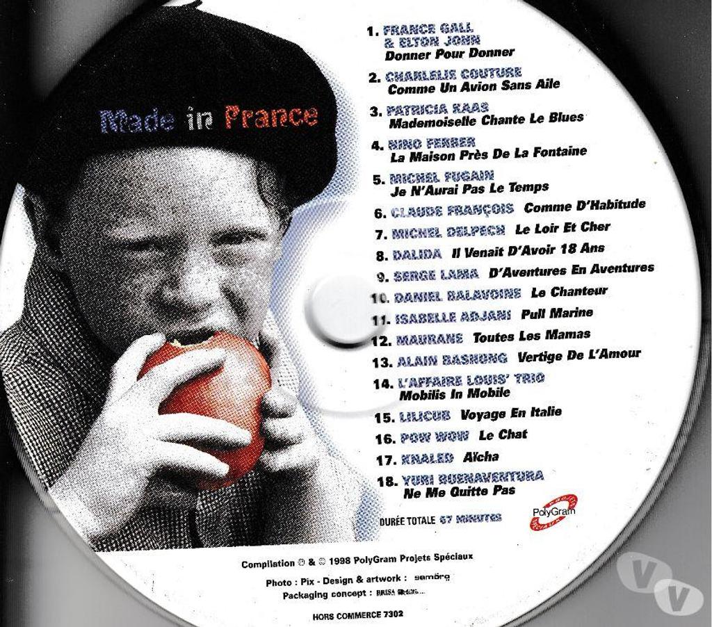 CDs Hauts-de-Seine Antony - 92160 - Photos Vivastreet CD Made In France - Boitier Métal