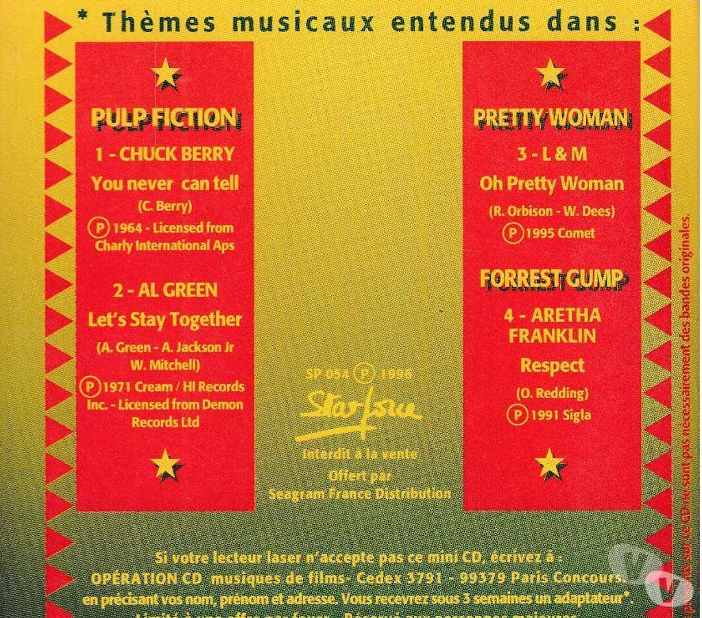 CDs Hauts-de-Seine Antony - 92160 - Photos Vivastreet CD Musiques De Films Objet Publicitaire Four Roses Bourbon