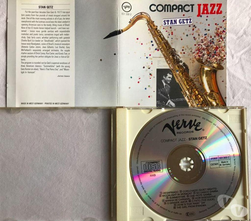 CDs Hauts-de-Seine Antony - 92160 - Photos Vivastreet CD Stan Getz - Collection Compact Jazz