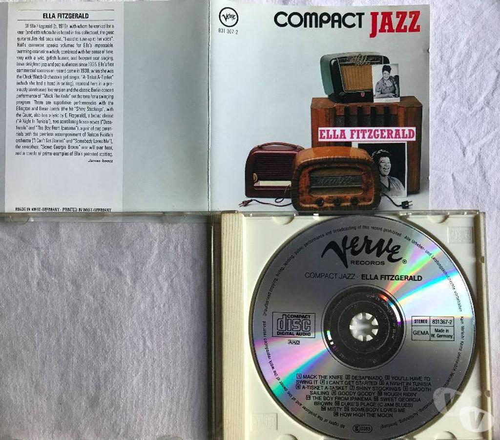 CDs Hauts-de-Seine Antony - 92160 - Photos Vivastreet CD Ella Fitzgerald - Collection Compact Jazz