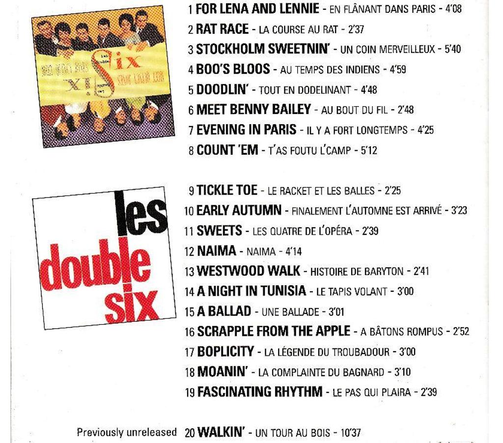 CDs Hauts-de-Seine Antony - 92160 - Photos Vivastreet CD Les Double Six