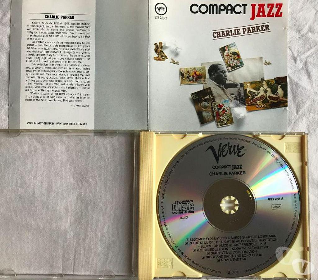CDs Hauts-de-Seine Antony - 92160 - Photos Vivastreet CD Charlie Parker Collection Compact Jazz