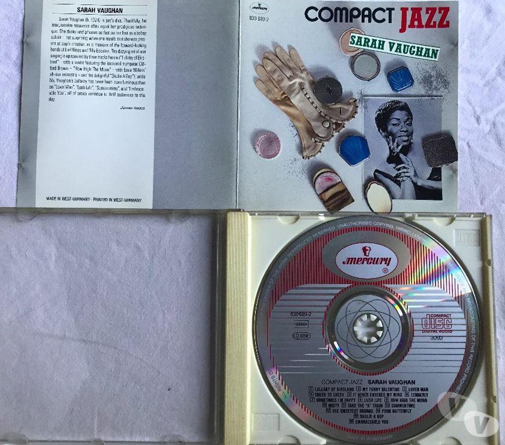 CDs Hauts-de-Seine Antony - 92160 - Photos Vivastreet CD Sarah Vaughan - Collection Compact Jazz