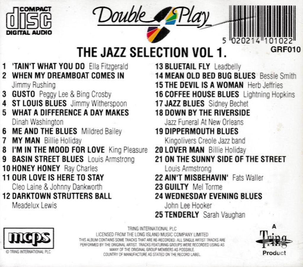 CDs Hauts-de-Seine Antony - 92160 - Photos Vivastreet CD The Jazz Selection Volume One