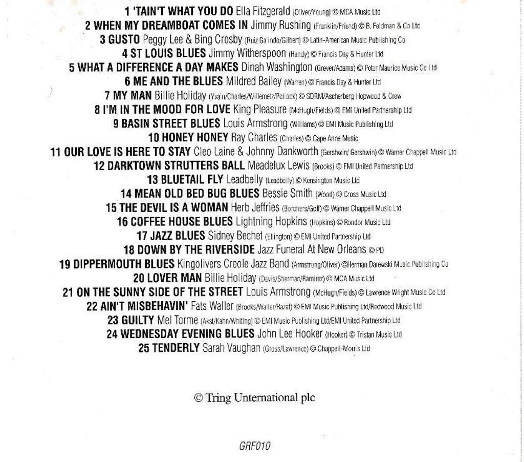 CDs Hauts-de-Seine Antony - 92160 - Photos Vivastreet CD The Jazz Selection Volume One