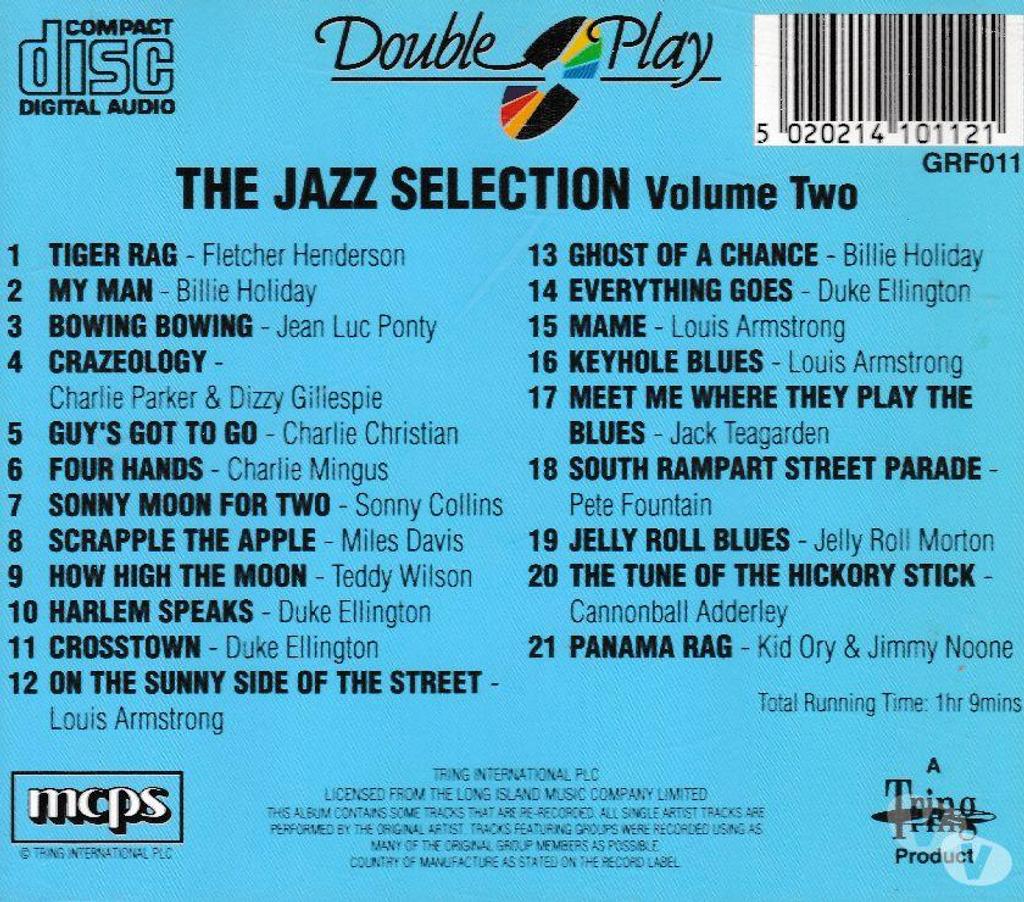 CDs Hauts-de-Seine Antony - 92160 - Photos Vivastreet CD The Jazz Selection Volume Two