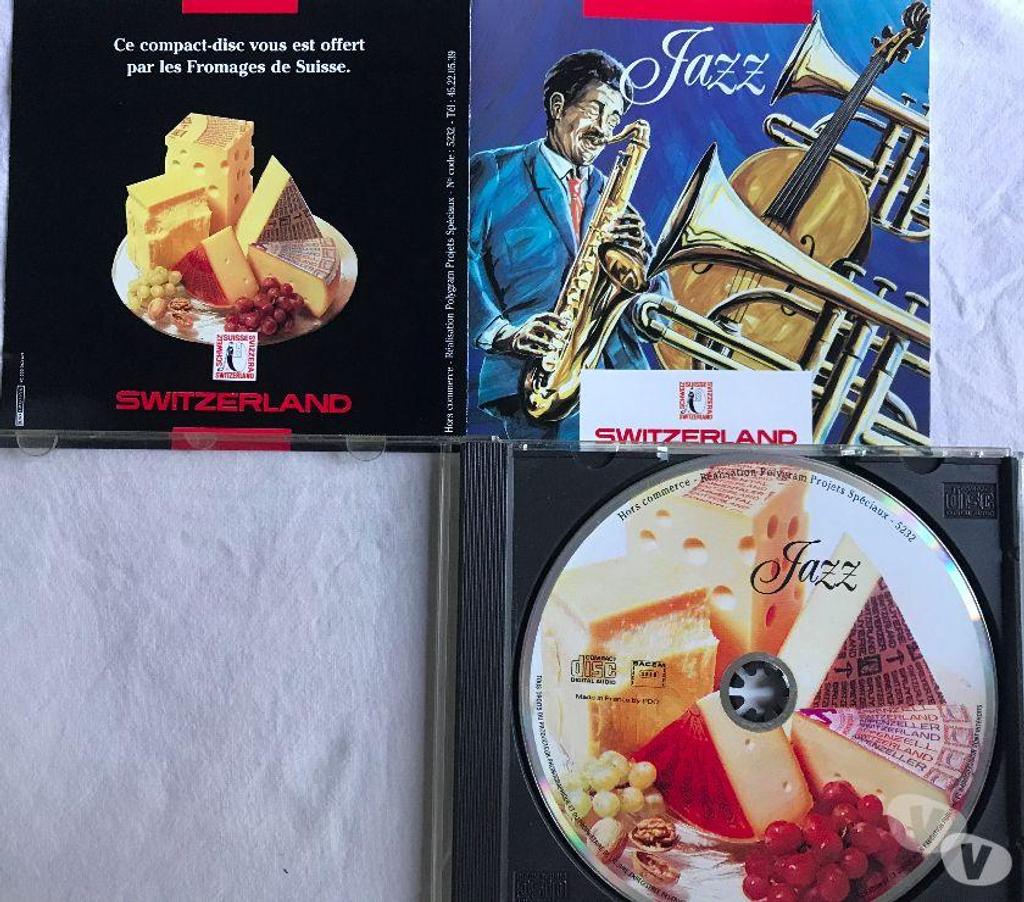 CDs Hauts-de-Seine Antony - 92160 - Photos Vivastreet CD Jazz Switzerland - Objet Publicitaire Fromages De Suisse