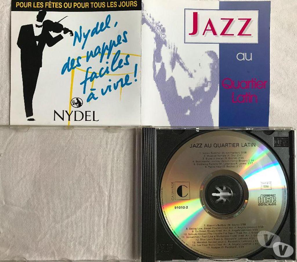CDs Hauts-de-Seine Antony - 92160 - Photos Vivastreet CD Jazz Au Quartier Latin - Objet Publicitaire Nappes Nydel