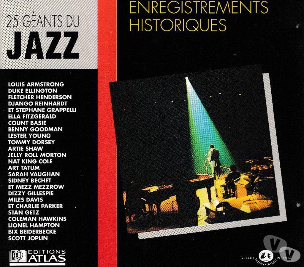 CDs Hauts-de-Seine Antony - 92160 - Photos Vivastreet CD 25 Géants Du Jazz: Enregistrements Historiques