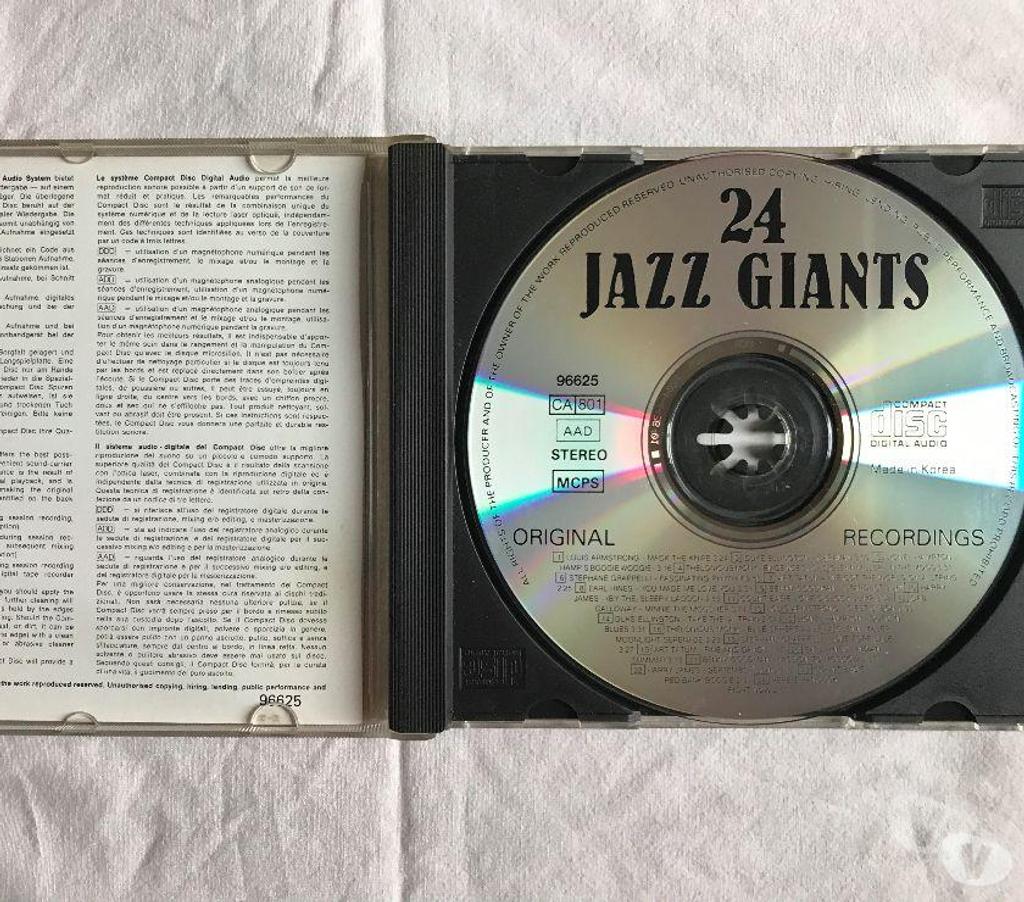 CDs Hauts-de-Seine Antony - 92160 - Photos Vivastreet CD 24 Jazz Giants