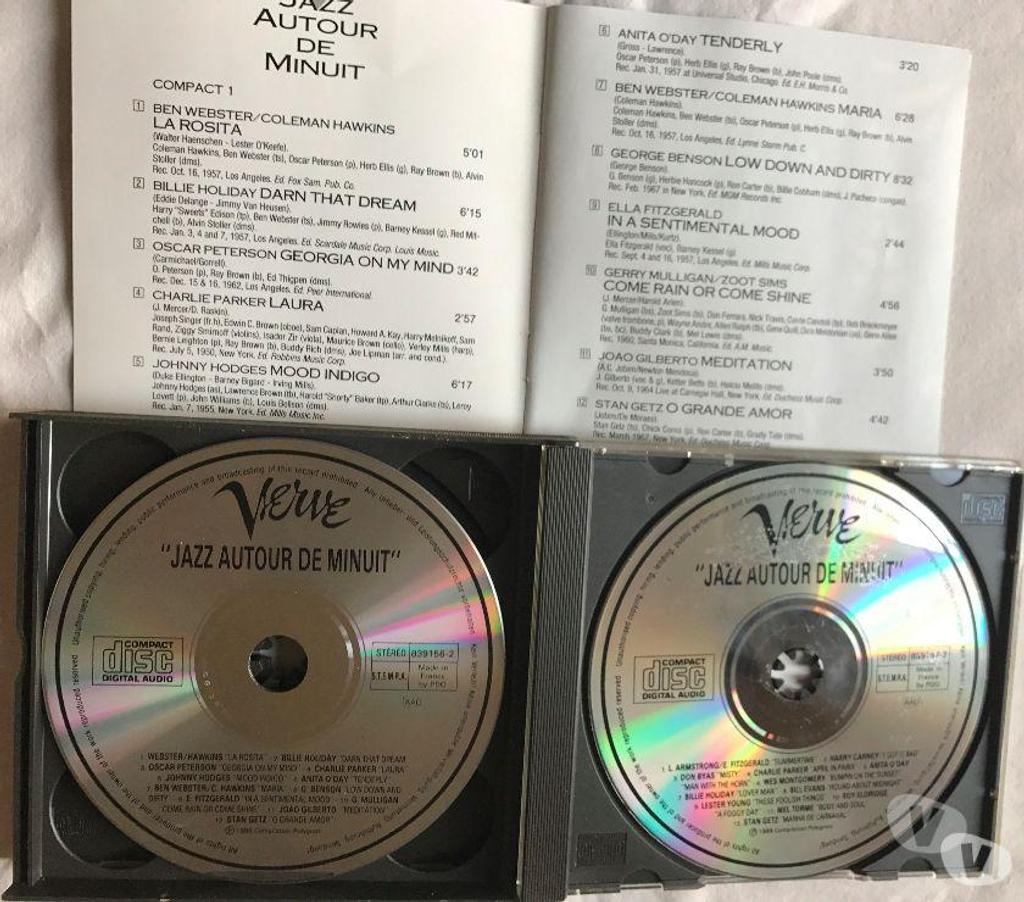CDs Hauts-de-Seine Antony - 92160 - Photos Vivastreet CD Jazz Autour De Minuit Les Musiques Les Plus Sensuelles de