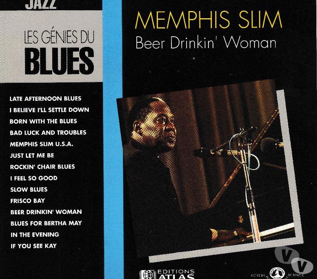 CDs Hauts-de-Seine Antony - 92160 - Photos Vivastreet CD Memphis Slim Beer Drinkin' Woman - Les Génies Du Blues