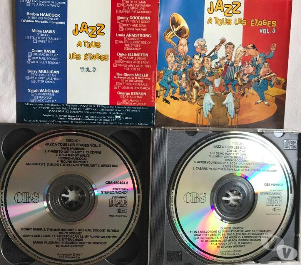 CDs Hauts-de-Seine Antony - 92160 - Photos Vivastreet CD Jazz A Tous Les Étages (Vol.3)