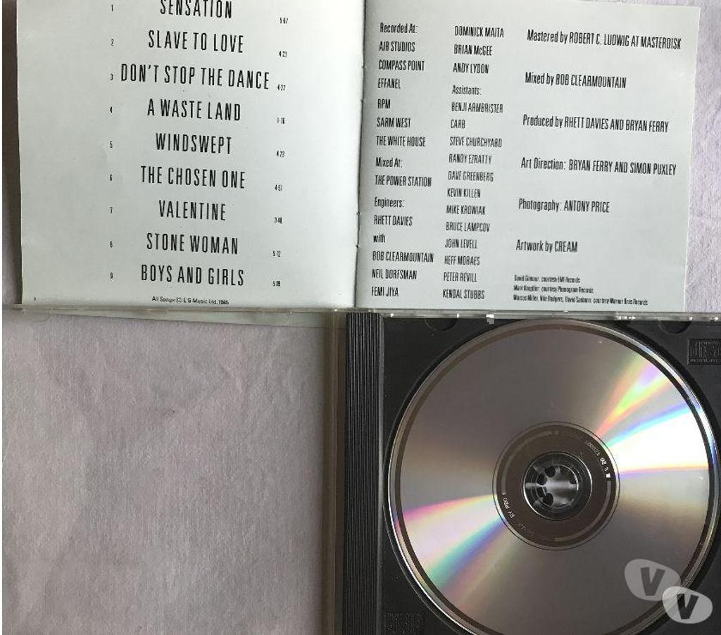 CDs Hauts-de-Seine Antony - 92160 - Photos Vivastreet CD Bryan Ferry - Boys And Girls