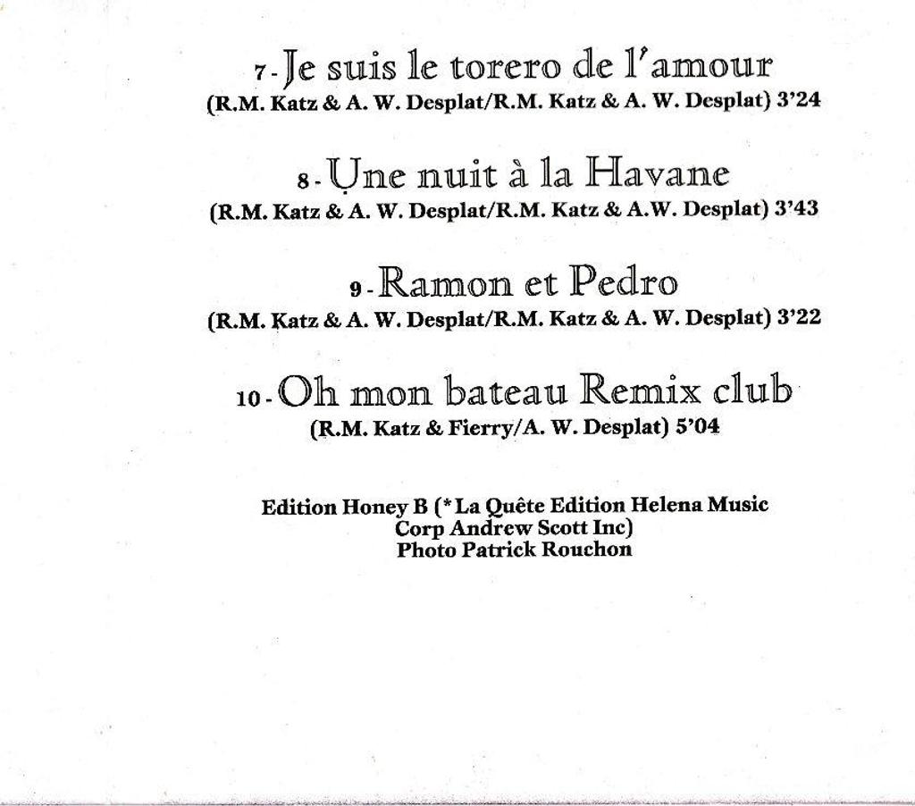 CDs Hauts-de-Seine Antony - 92160 - Photos Vivastreet CD Eric Morena - Oh Mon Album (Edition 1989)