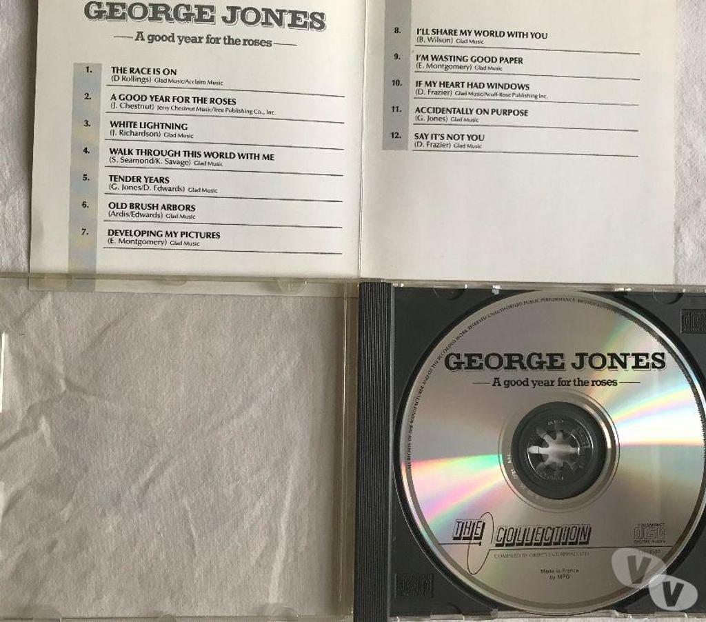 CDs Hauts-de-Seine Antony - 92160 - Photos Vivastreet CD George Jones - A Good Year Fot The Roses