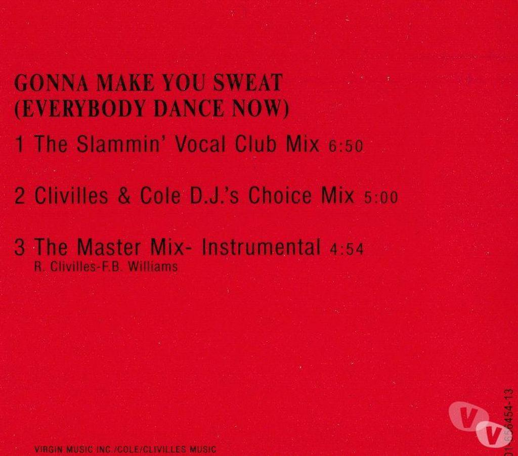 CDs Hauts-de-Seine Antony - 92160 - Photos Vivastreet CD C & C Music Factory Gonna Make You Sweat (Everybody Danc