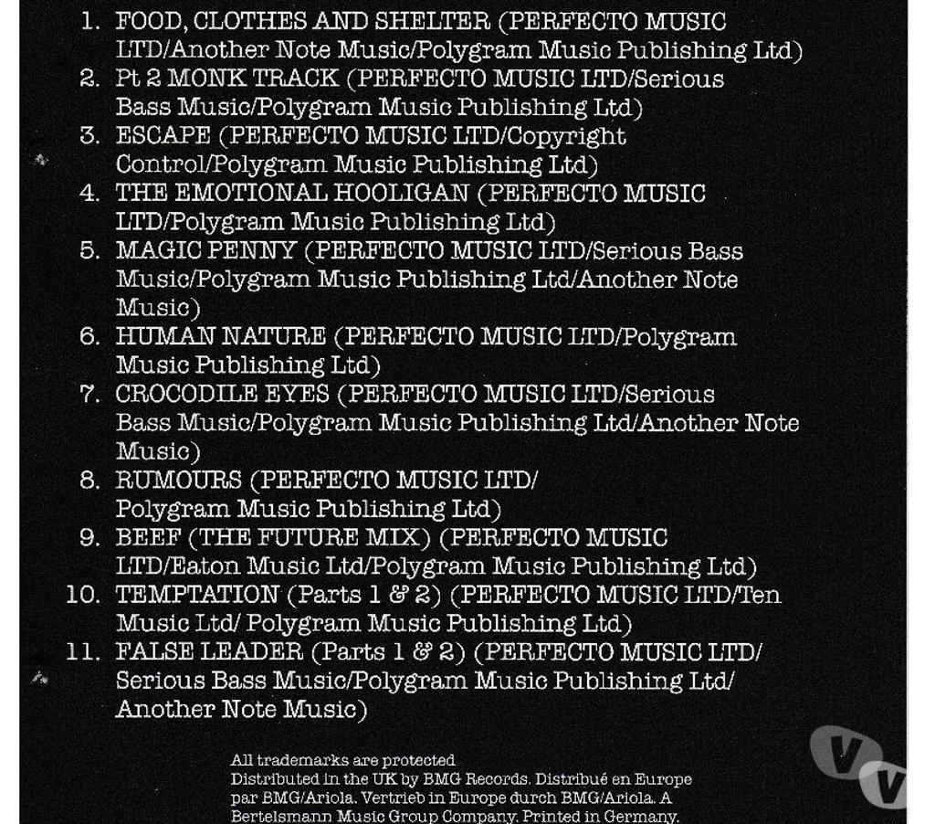 CDs Hauts-de-Seine Antony - 92160 - Photos Vivastreet CD Gary Clail, On-U Sound System - The Emotional Hooligan